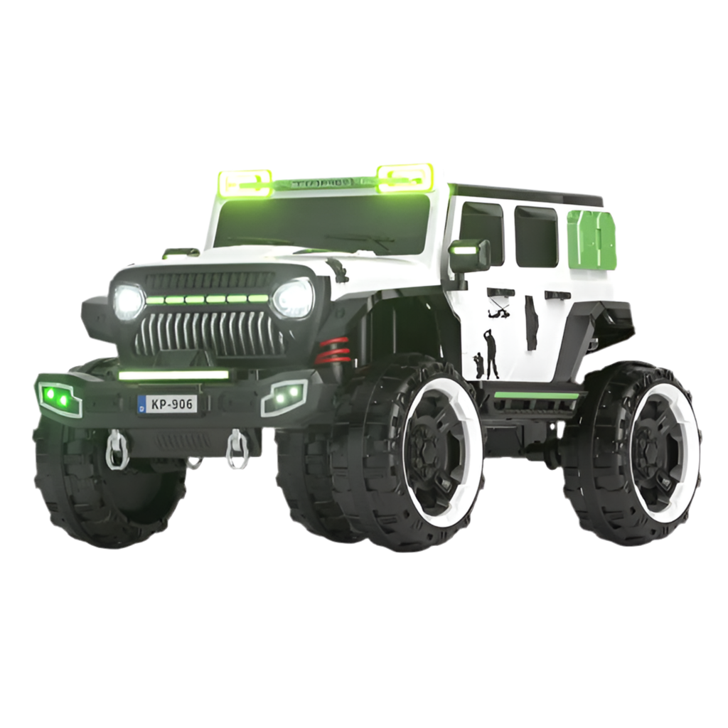 Voiture Électrique Jeep 12v : Jeep Wrangler (4 Moteurs)