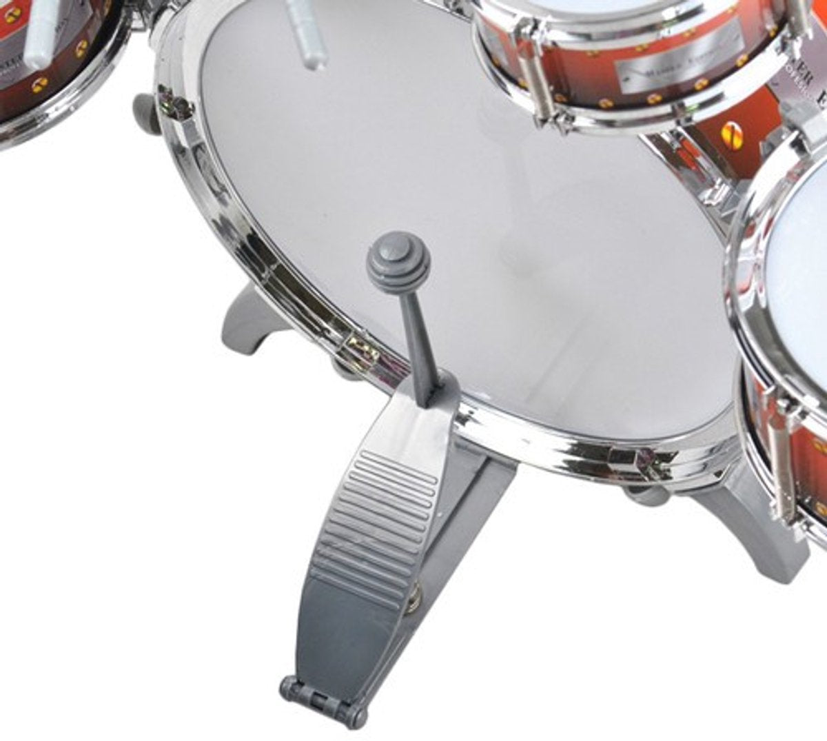 Batterie pour enfants – 5 tambours, cymbale et tabouret