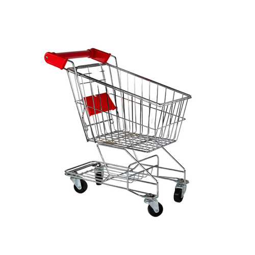 Chariot de Courses pour Enfants – Panier en Métal (Grand Format)