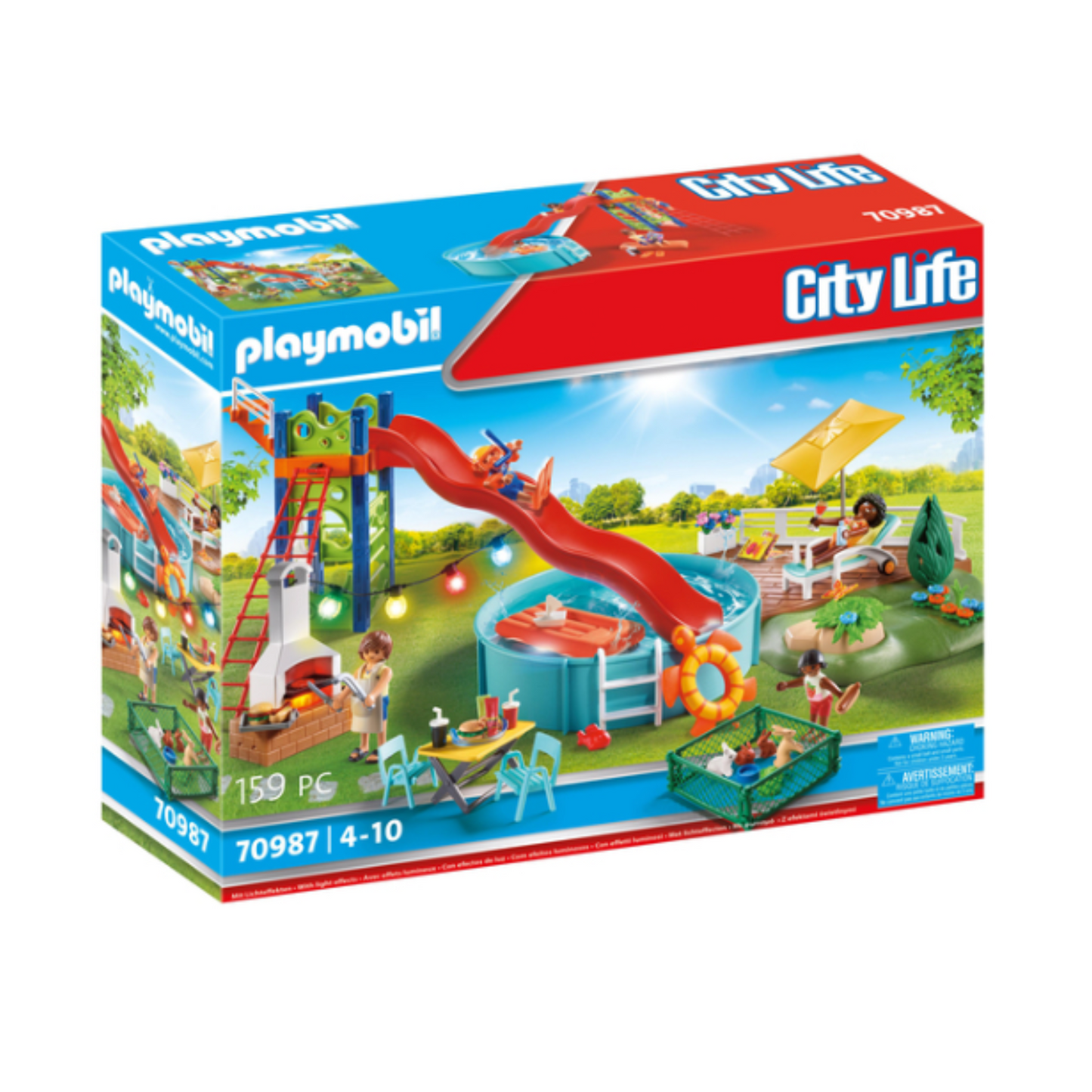 Espace Détente avec Piscine – Playmobile City Life