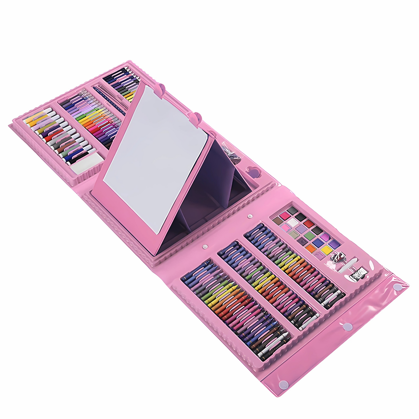 Kit d’Art de Dessin Bleu (208 Pièces)