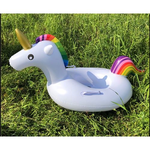 Bouée Gonflable Animale avec Poignées – Modèle Licorne