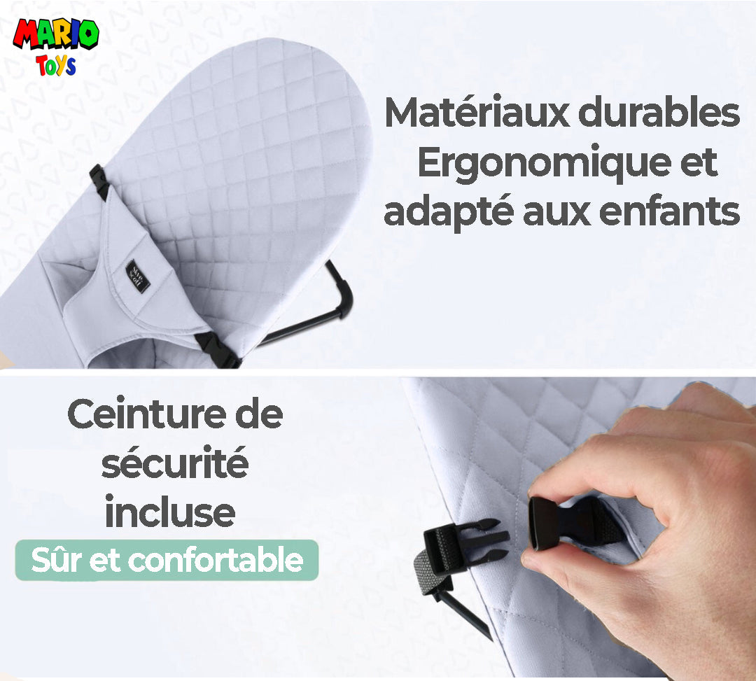 Transat Bébé : Balancelle ergonomique (GRIS)