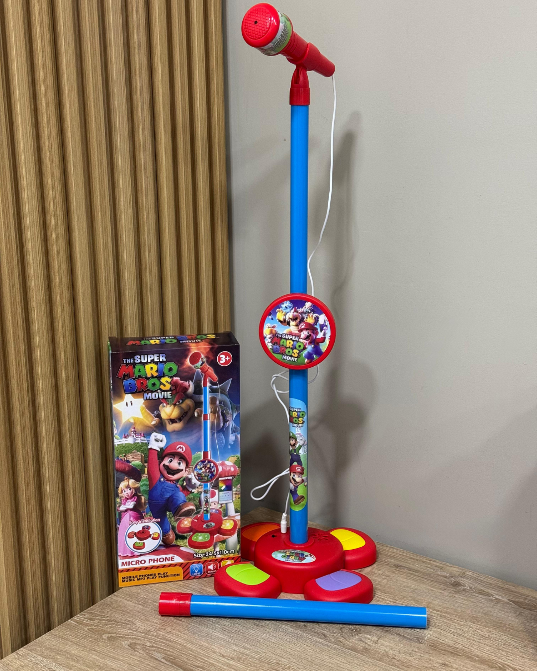 Microphone pour enfants Mario
