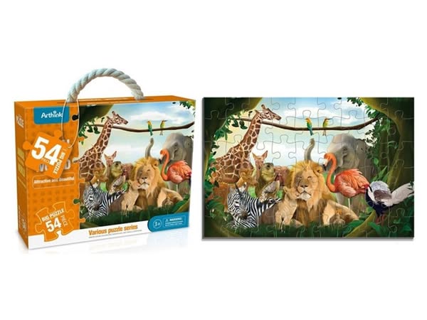 Animal Puzzle World (54 pièces) – Arthink