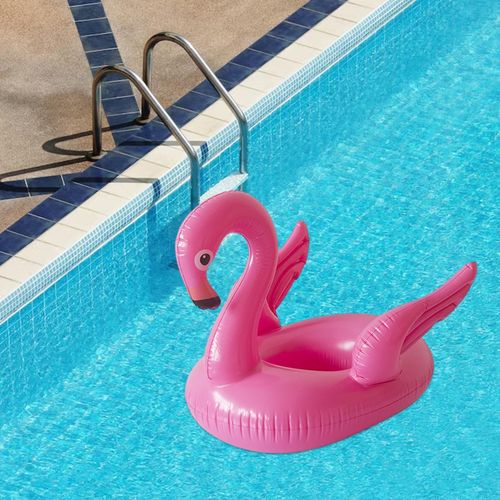 Bouée Gonflable Animale avec Poignées – Modèle Flamant Rose