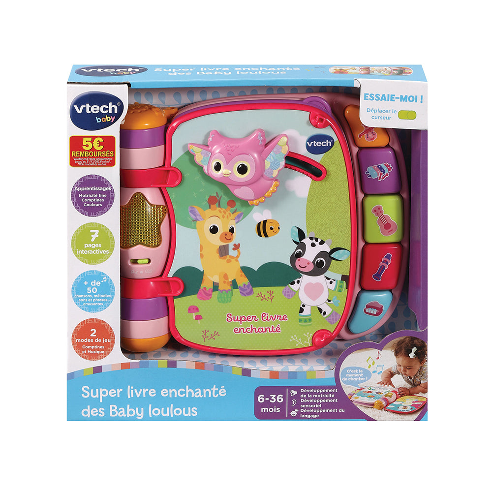 Super Livre Enchanté des Bébés Loulous - Vtech