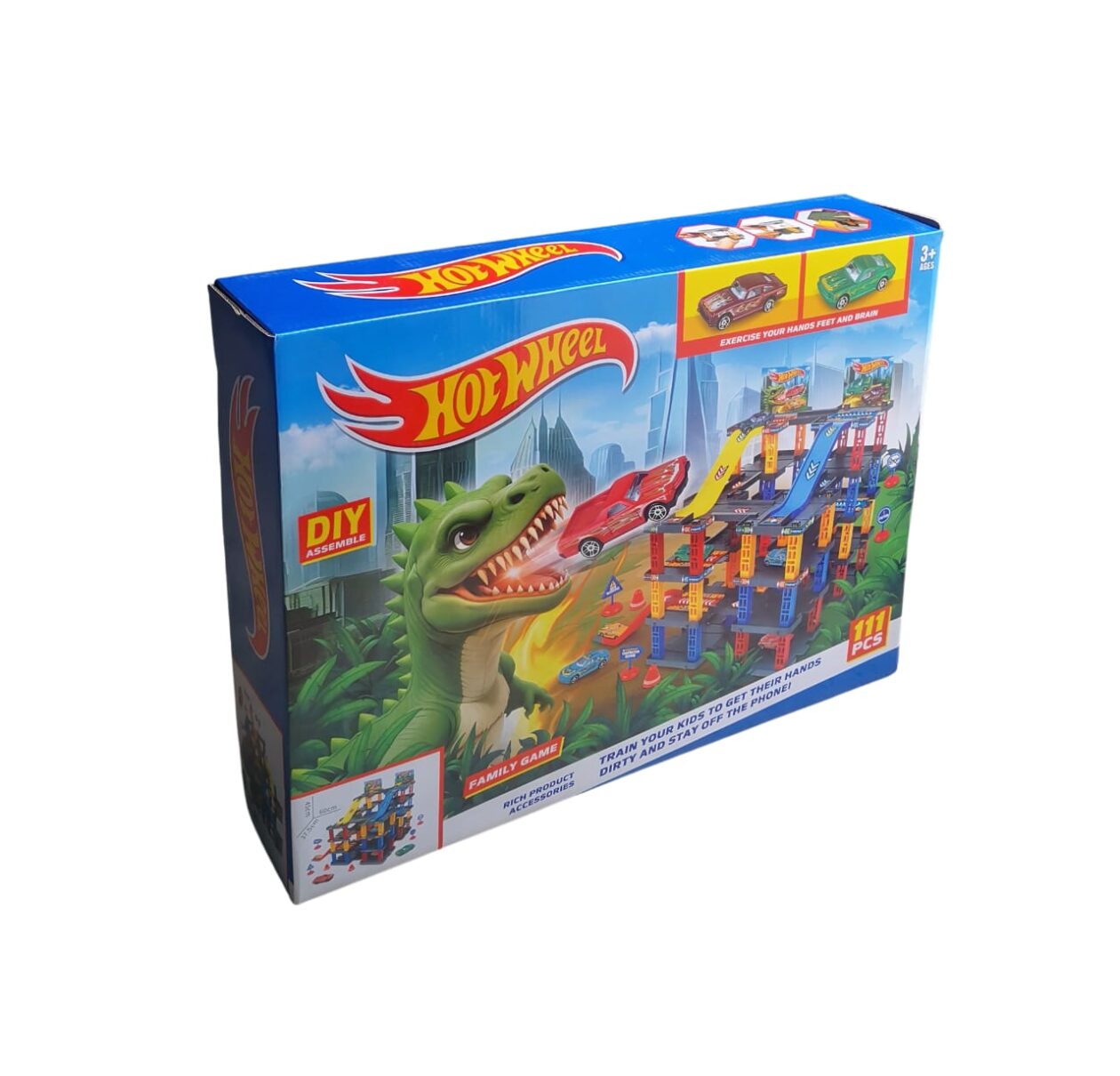 Circuit Hot Wheels Dino – 111 pièces
