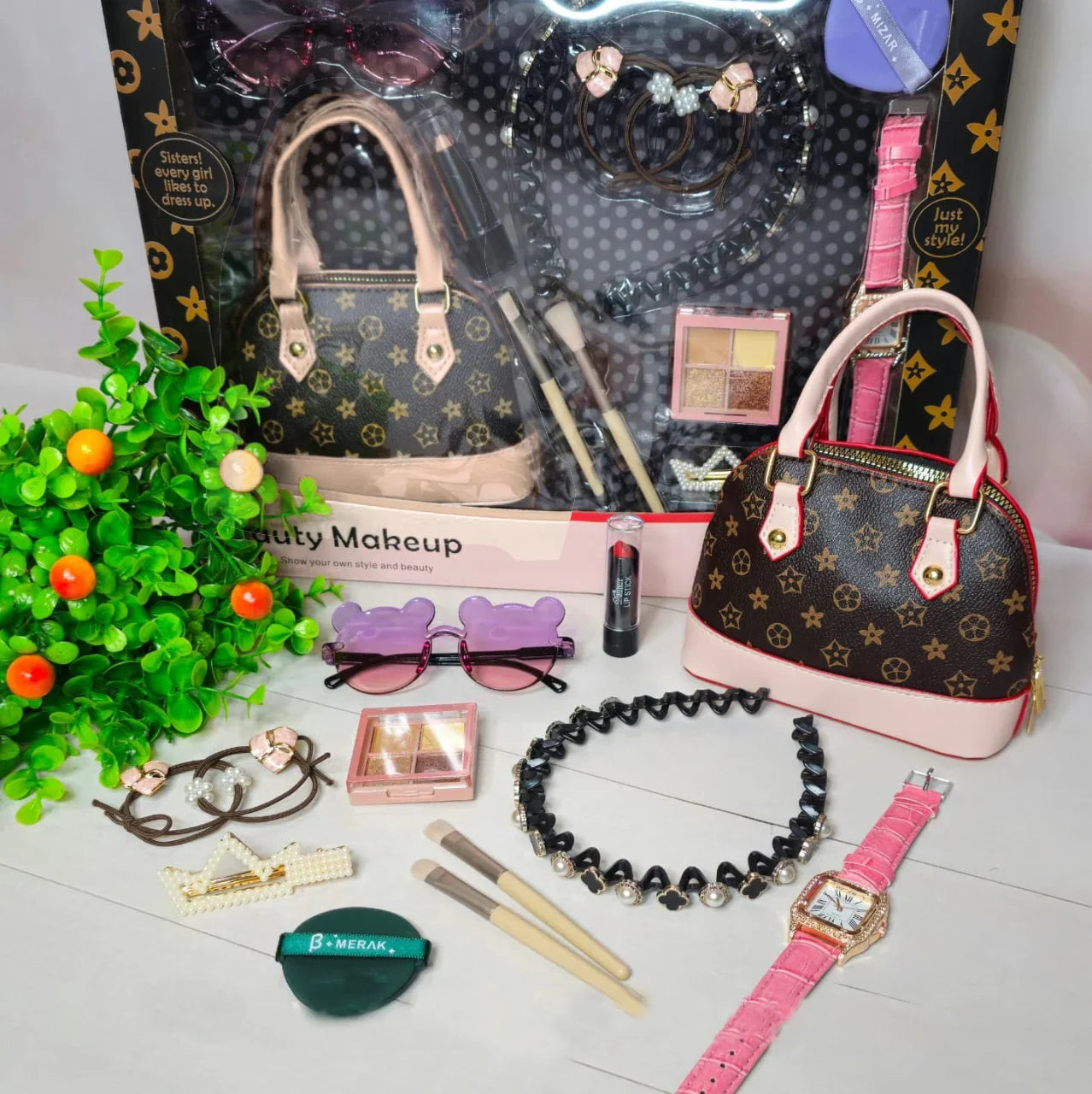 Coffret de Bijoux et de Maquillage