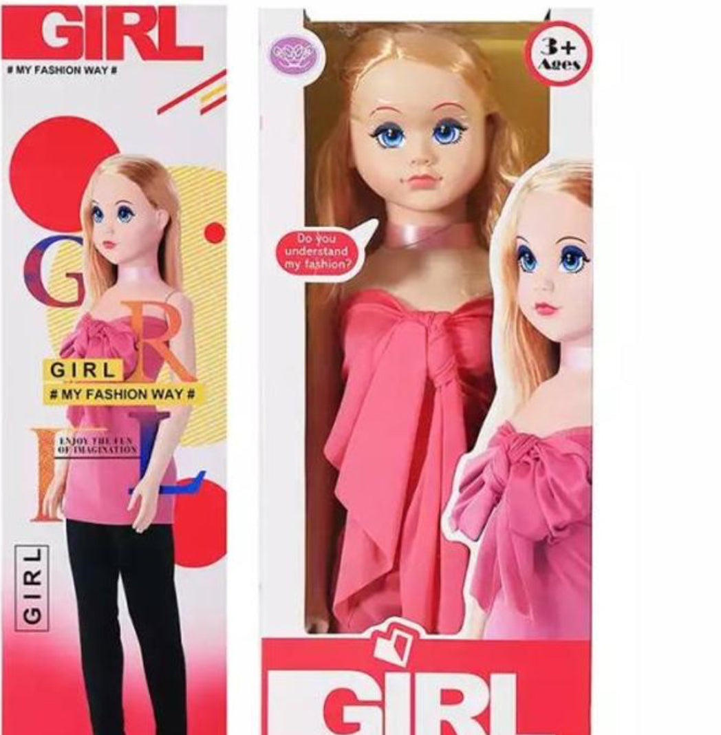 Poupée Fille Géante (1 mètre) - Pour des Aventures Inoubliables