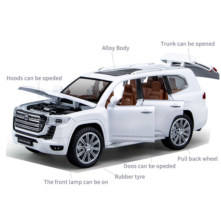 Modèle réduit Toyota Land Cruiser LC300 Blanche (1:24)