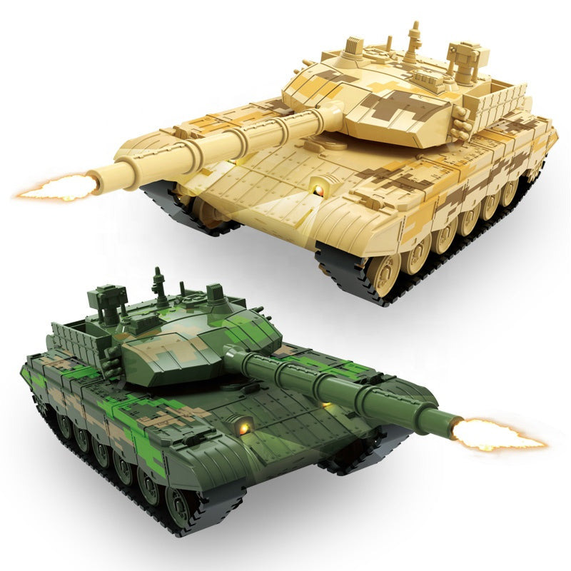 Set de Tanks Militaires - Camouflage Sable et Vert