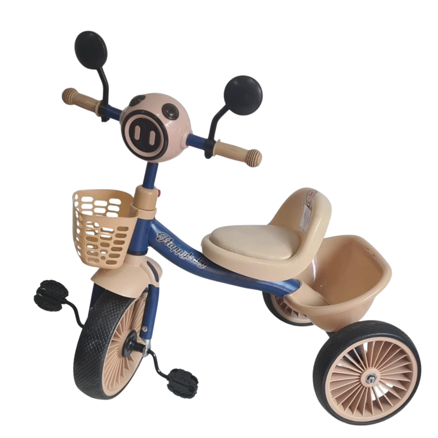 Tricycle Enfant – Bleu et Beige