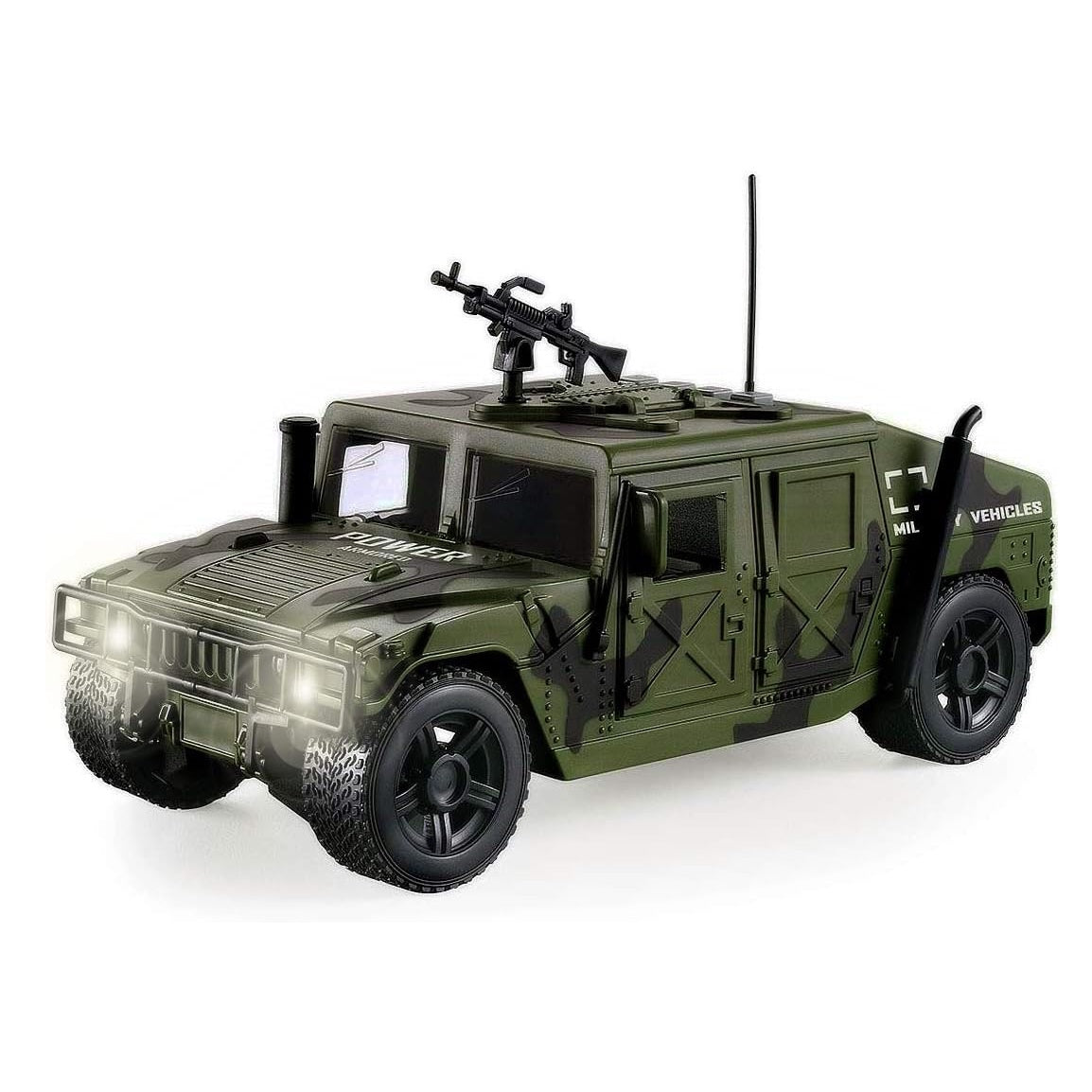 Voiture de Patrouille Militaire à Friction