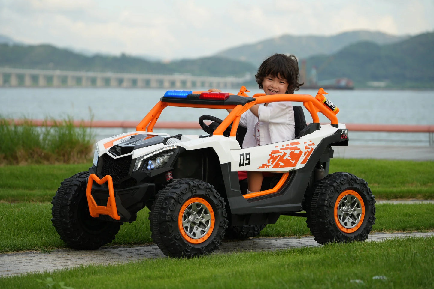 Voiture Électrique Enfant 2 Places – 12 V 4x4 avec Télécommande Parentale