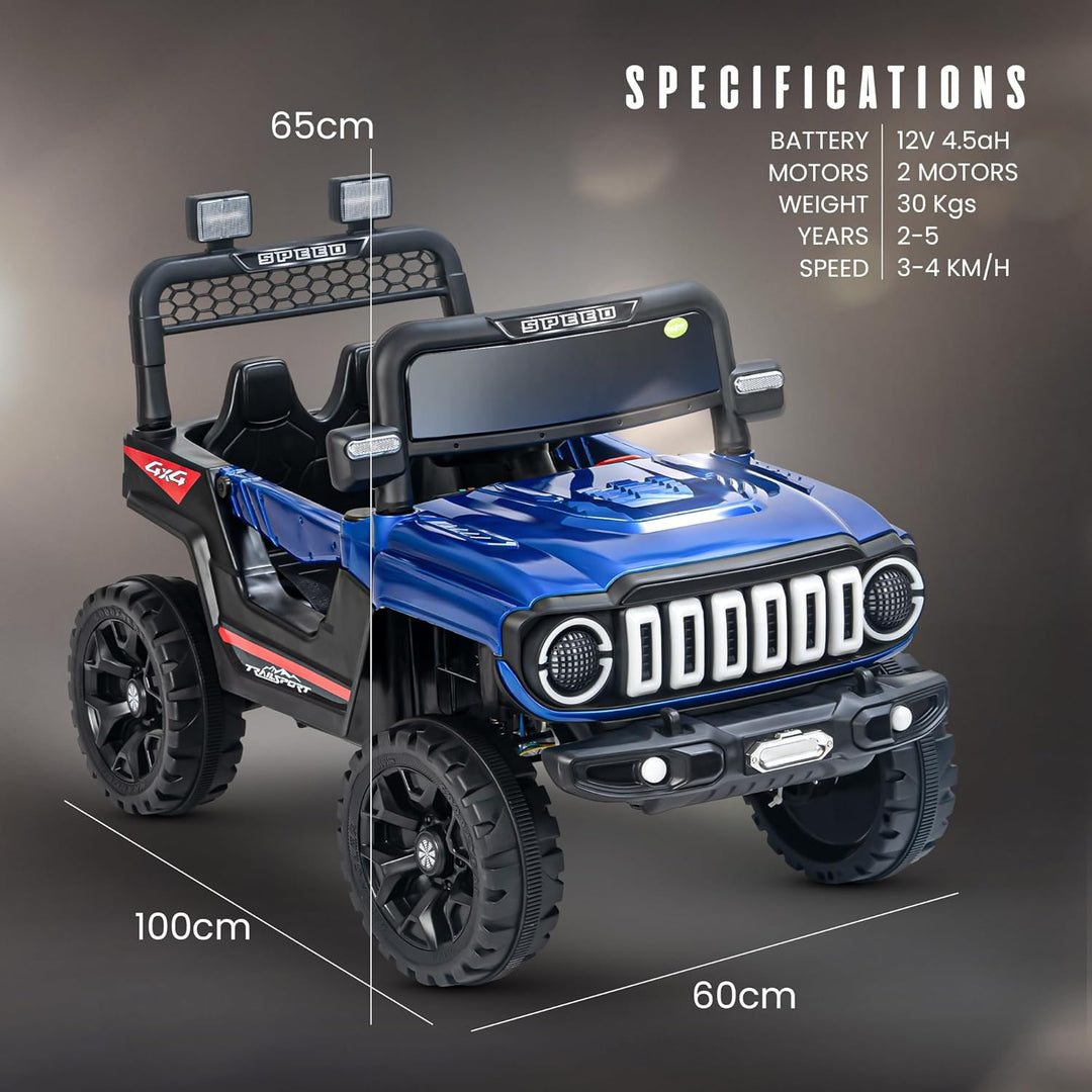 Jeep Électrique pour Enfants avec Télécommande