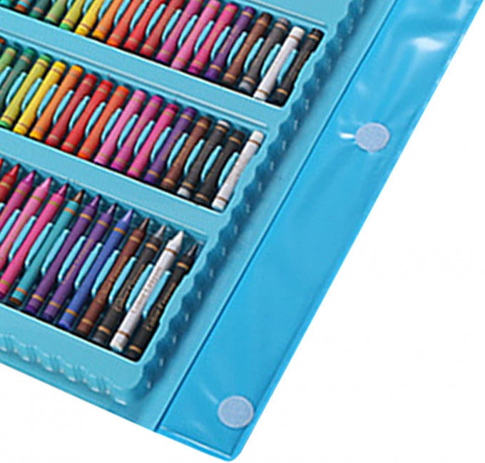 Kit d’Art de Dessin Bleu (208 Pièces)