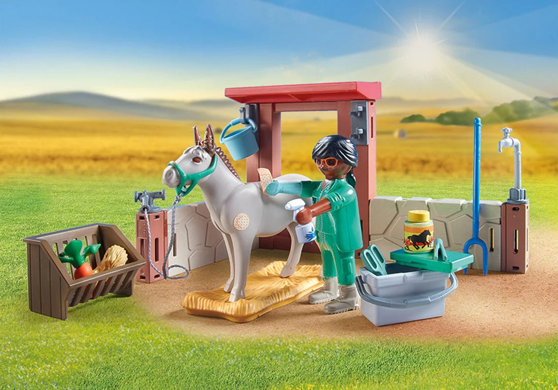 Vétérinaire avec Animaux de la Ferme - PLAYMOBIL