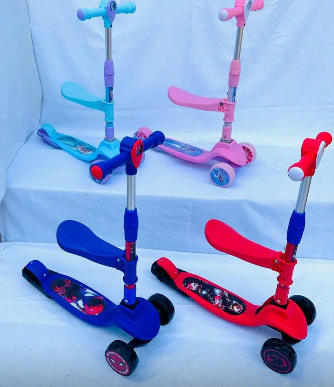 Trottinette 3 Roues Enfant avec Siège