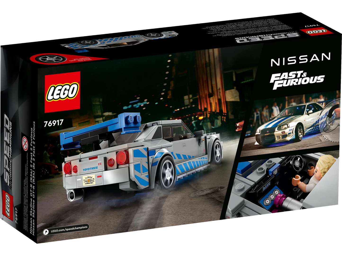 Nissan Skyline GT-R (R34) 2 Fast 2 Furious - LEGO® Speed Champions