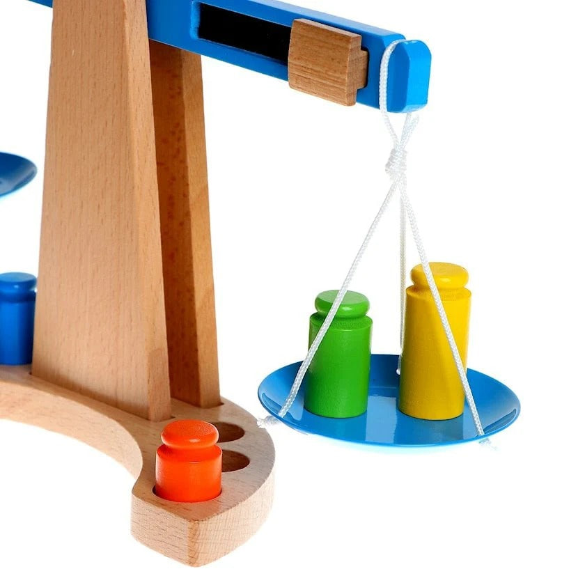 Jeu Éducatif Balance Montessori en Bois