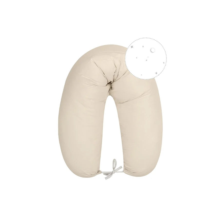 Coussin de Grossesse et d’Allaitement Big Beige – Kikabboo