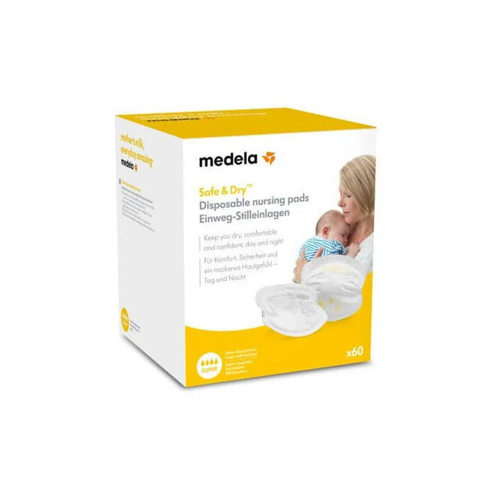 Coussinets d’allaitement jetables Safe & Dry – Medela (x30)