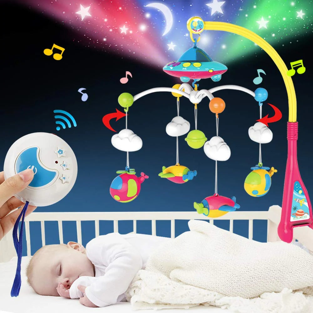 Mobile Musical Bébé avec Télécommande - Huanger