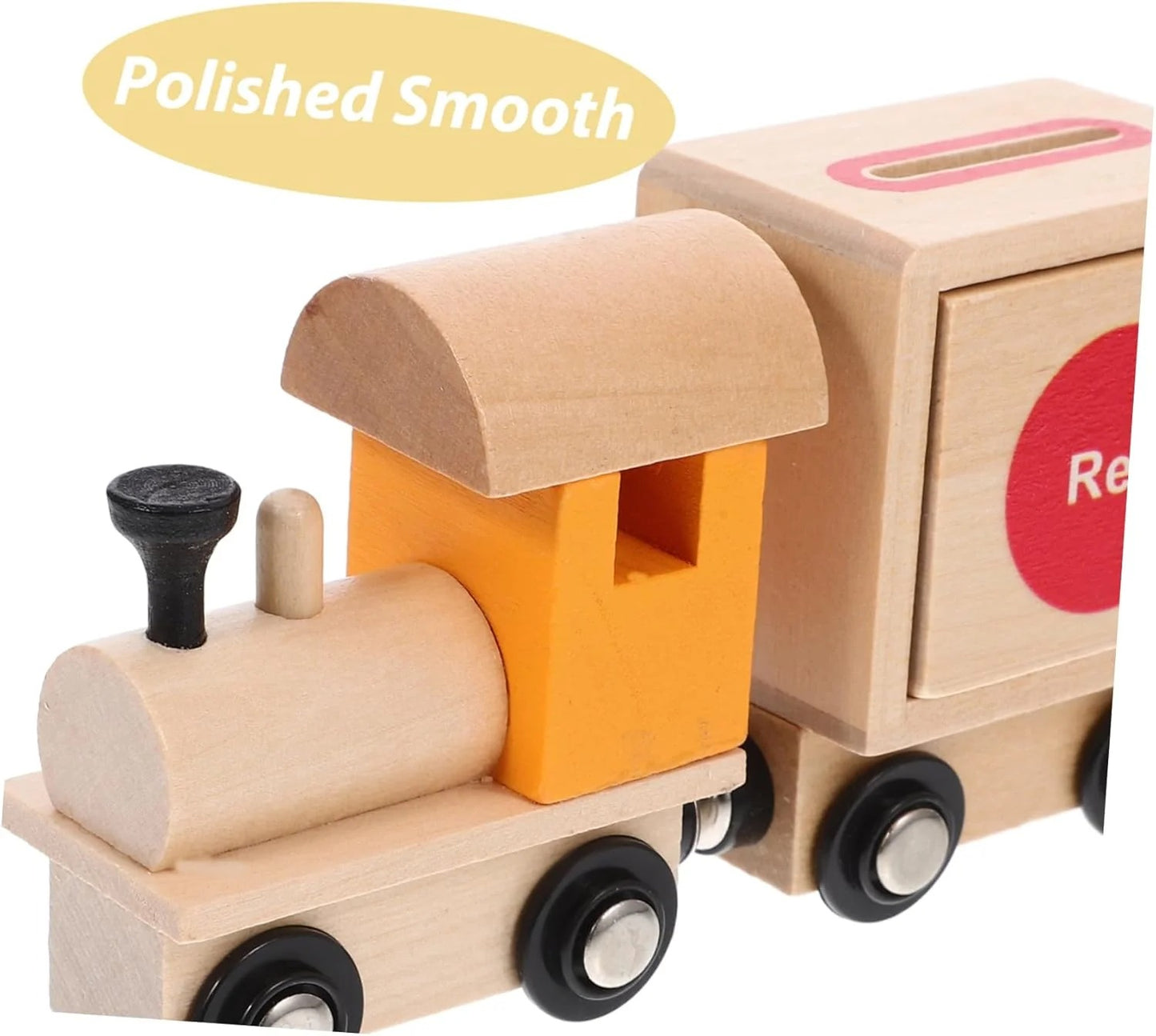 Train en Bois Montessori - Jeu de Tri des Couleurs et des Formes