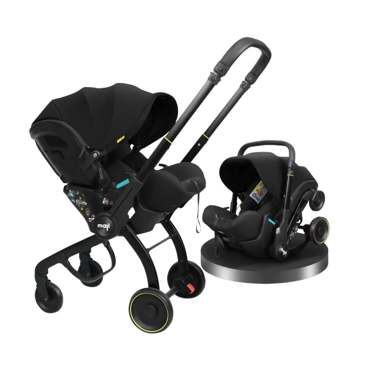 Poussette Siège Auto 2en1 noir – Max