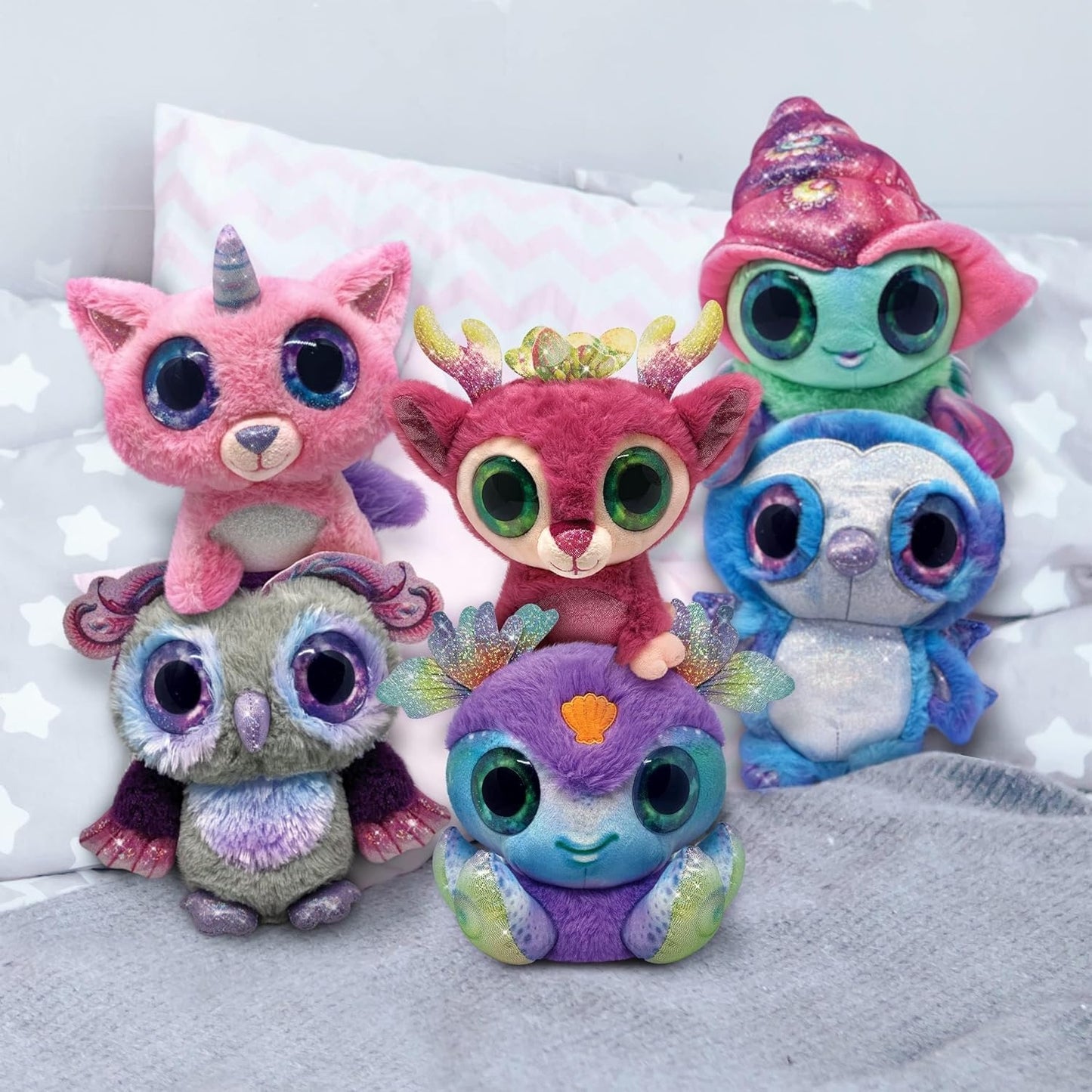 Assortiment de 12 Peluche - Nebulous Stars