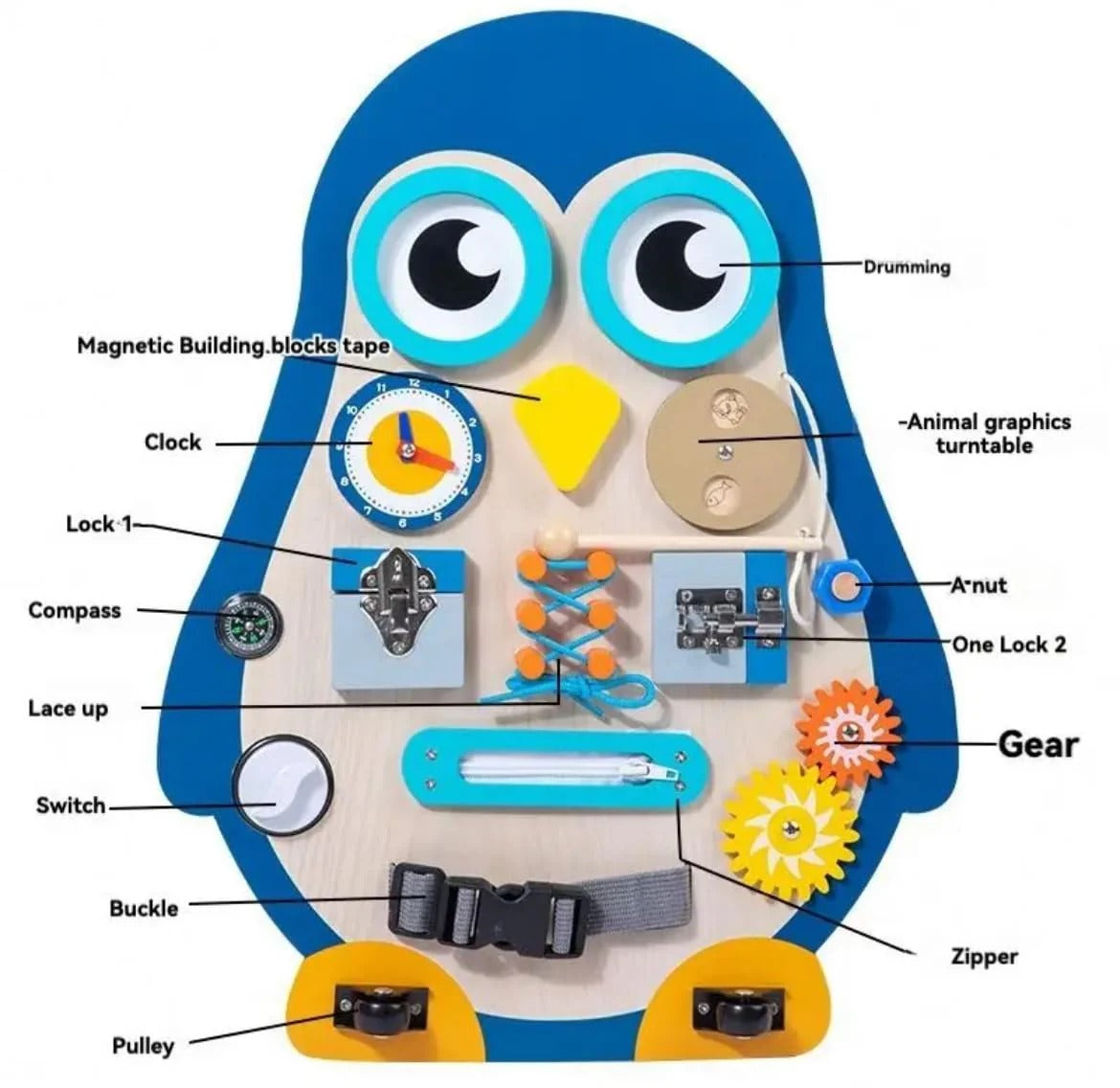 Planche d’activités Animales - Montessori Modèle Pingouins