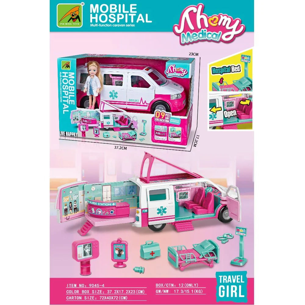 Ambulance Mobile avec Accessoires Médicaux