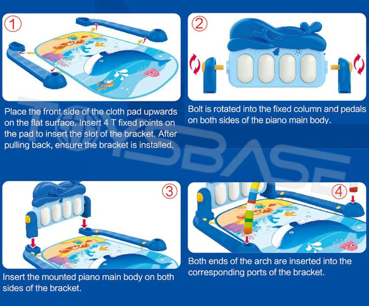 Tapis Piano Interactif "Sea" – Huanger