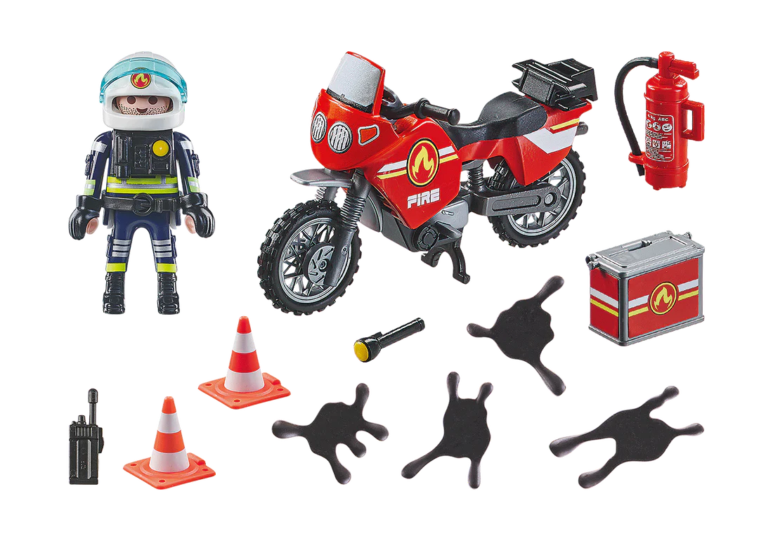 Pompier et Moto - PLAYMOBIL