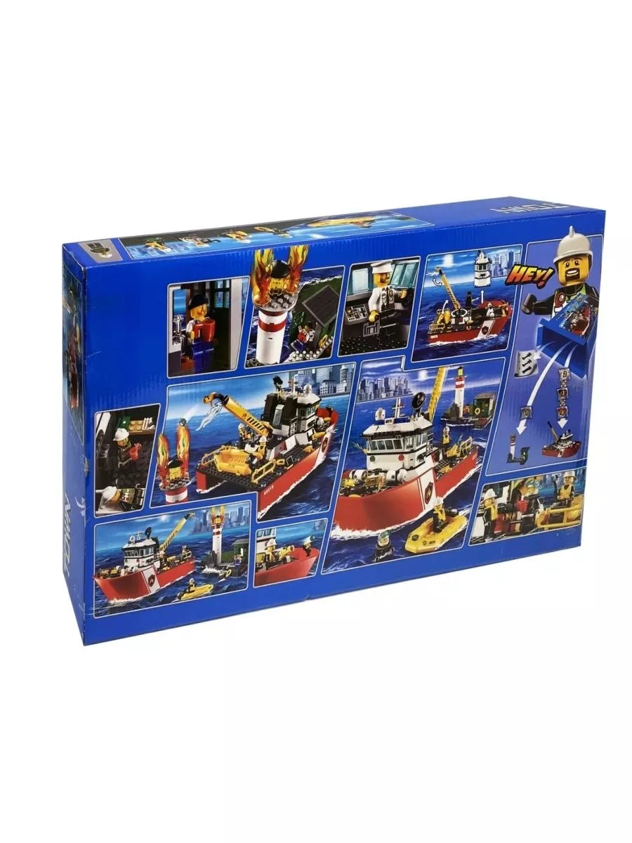 Constructor City Bateau de pompiers 461 pièces.