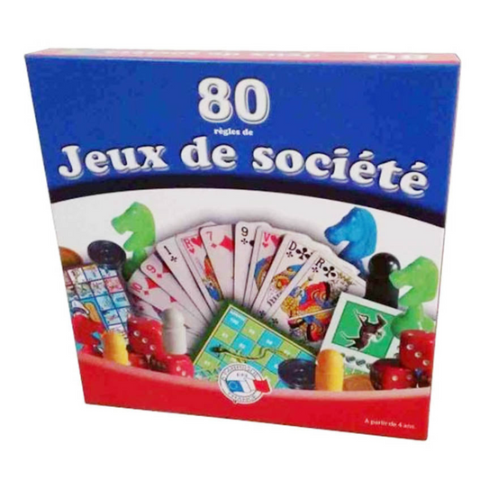 Coffret 80 jeux de société 4ans+ - Ferriot Cric