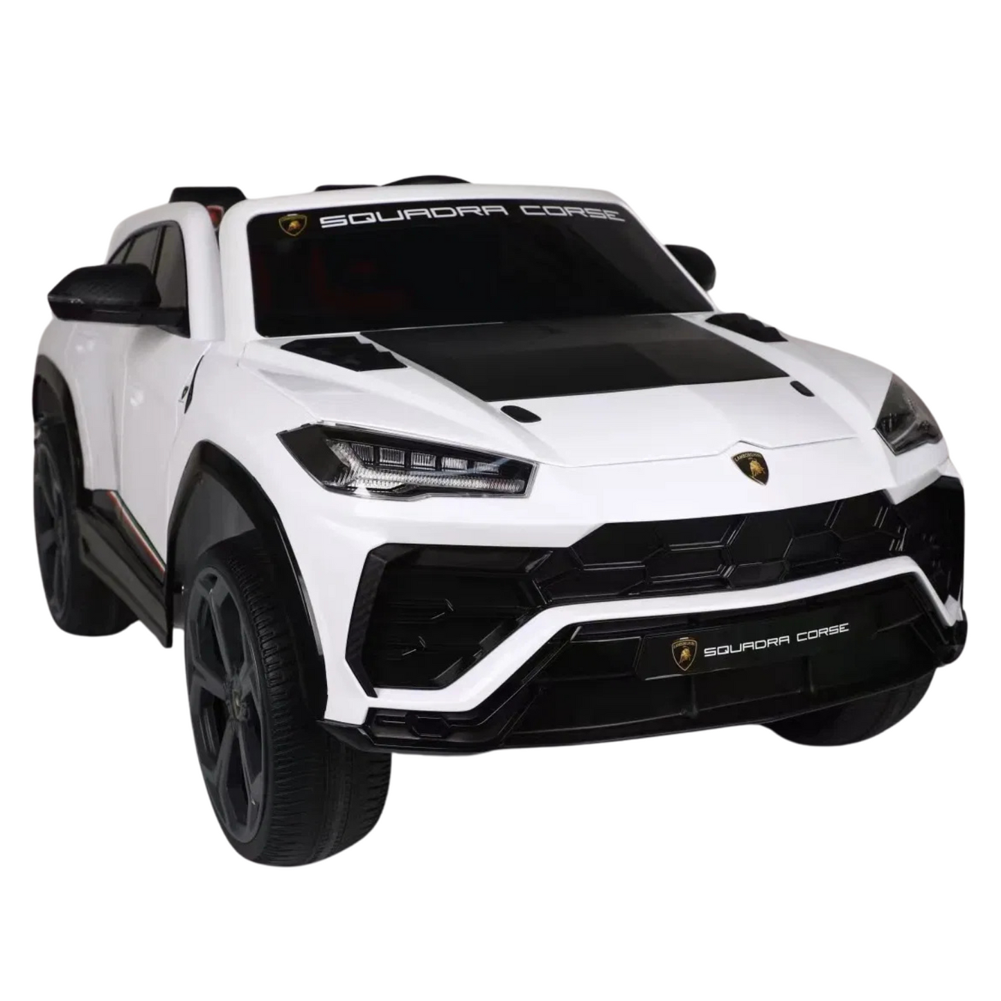 Voiture Électrique pour Enfants – Lamborghini Urus (Blanche, 2 Places)