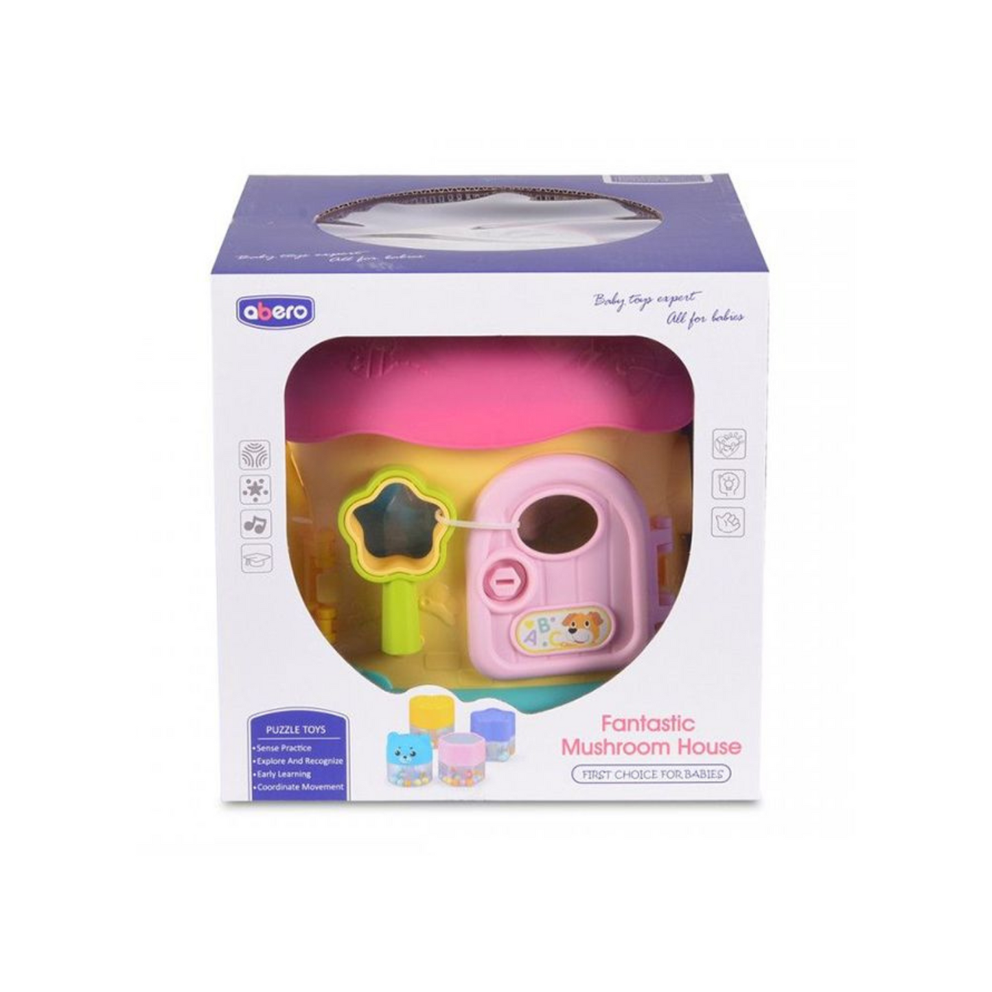 Maison musicale éducative rose – Abero
