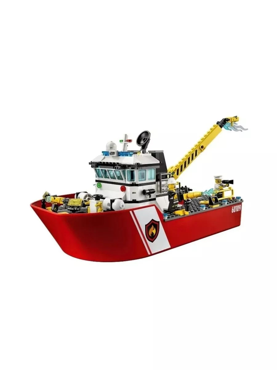 Constructor City Bateau de pompiers 461 pièces.