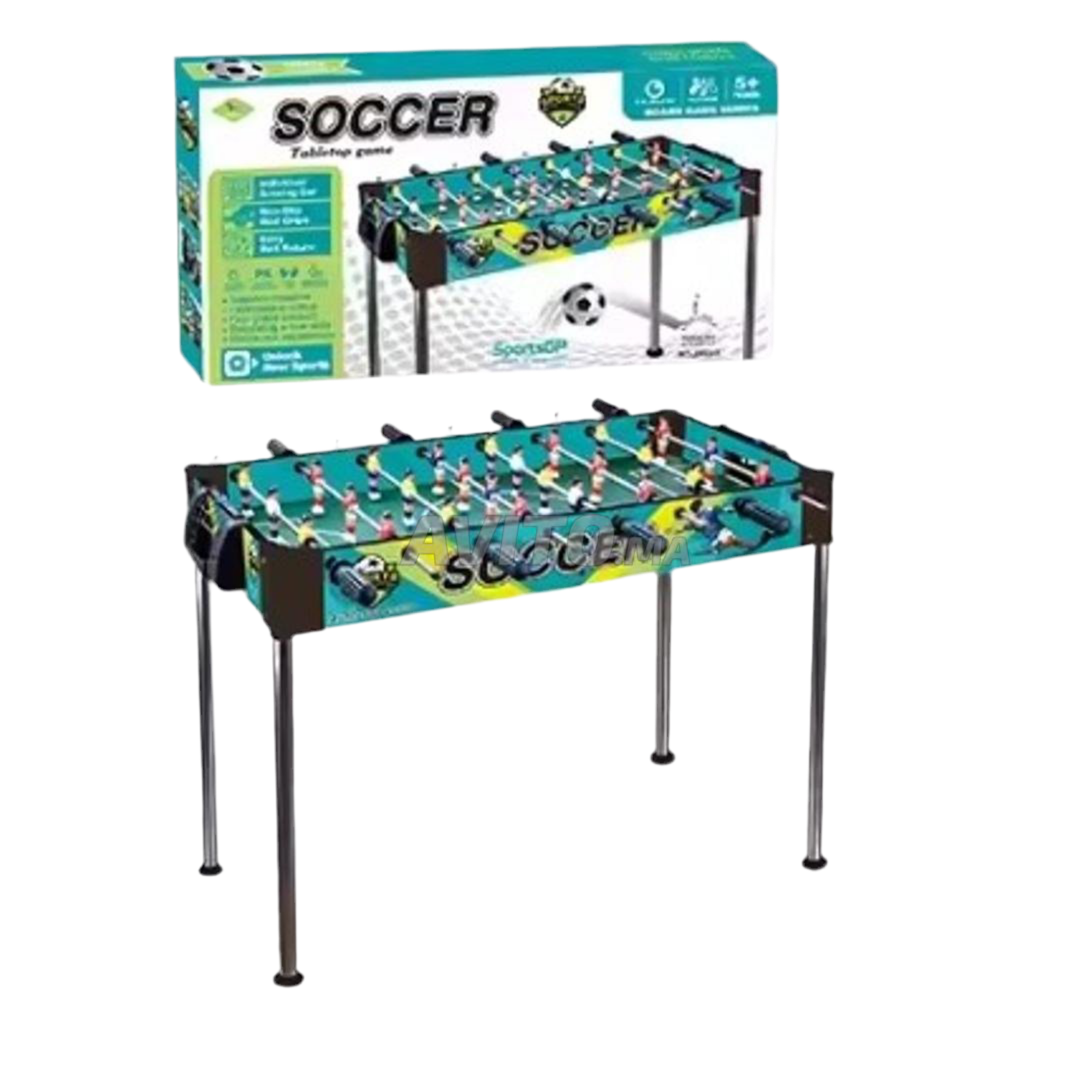 Baby-foot sur pieds – 6 poignées avec tableau d’affichage