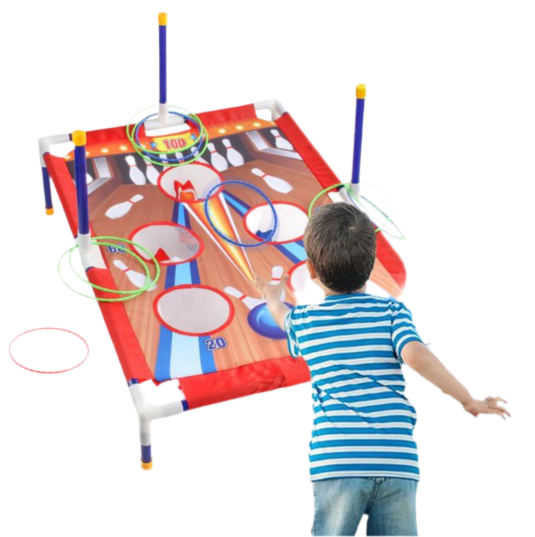 Ensemble de Jeux de Sport 2 en 1 – Lancer d’anneaux et Sacs de sable