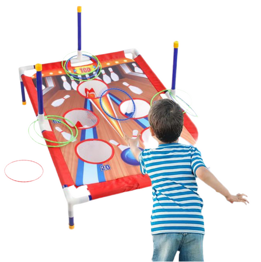 Ensemble de Jeux de Sport 2 en 1 – Lancer d’anneaux et Sacs de sable