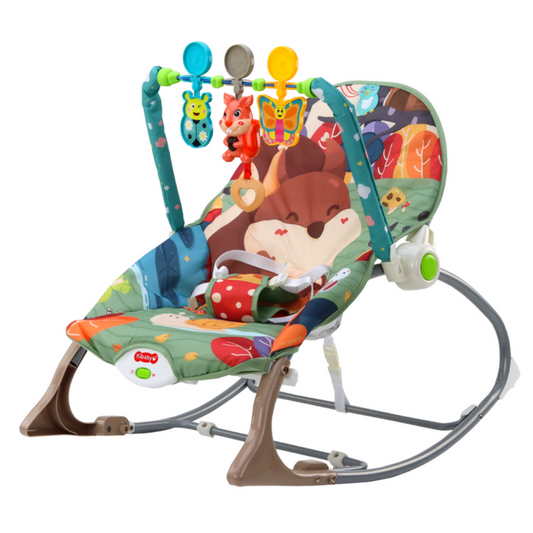 Chaise à Bascule pour Bébé avec Musique et Vibration - TiiBaby