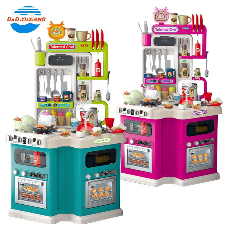 Cuisine jouet pour enfants avec vaisselle et accessoires