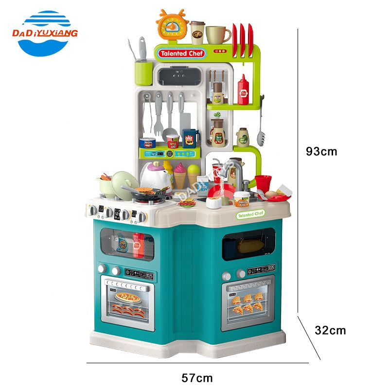 Cuisine jouet pour enfants avec vaisselle et accessoires