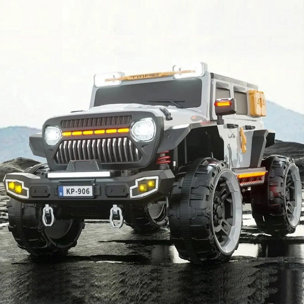 Voiture Électrique Jeep 12v : Jeep Wrangler (4 Moteurs)