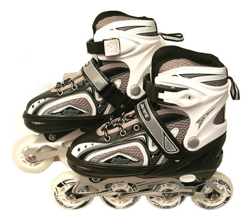 Rollers Évolutifs Noir + Kit Complet de Protection