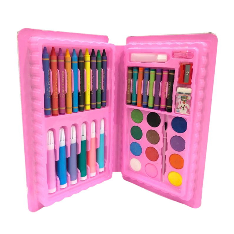 Coffret De 42 Pièces De Stylos Aquarelle Et Crayons Pour Enfants