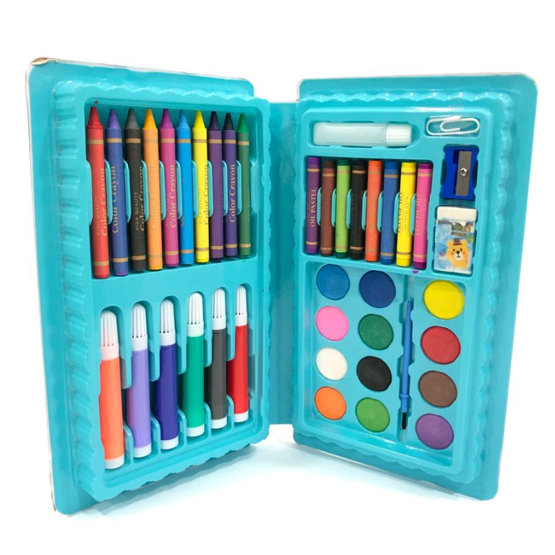 Coffret De 42 Pièces De Stylos Aquarelle Et Crayons Pour Enfants